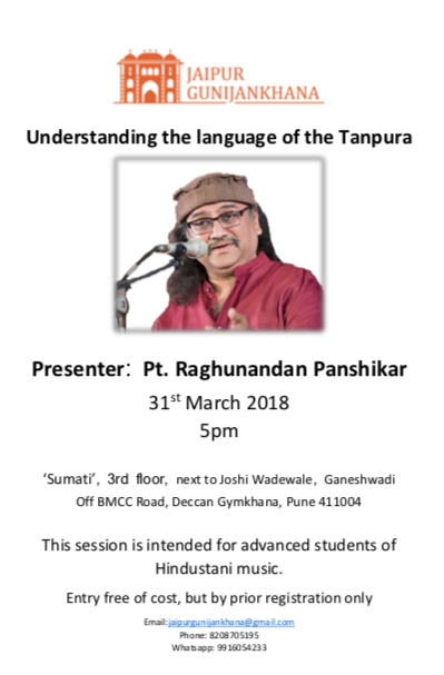 Understanding the language of the Tanpura